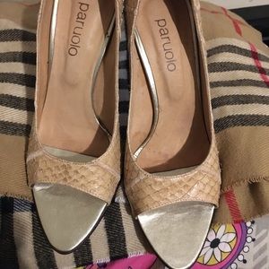 Snake 🐍 leather Paruolo ladies 37 shoes